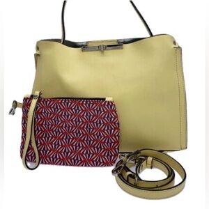 Sale Gianni Chiarini,Firenze 🇮🇹 Chic Yellow Shoulder Bag Set.